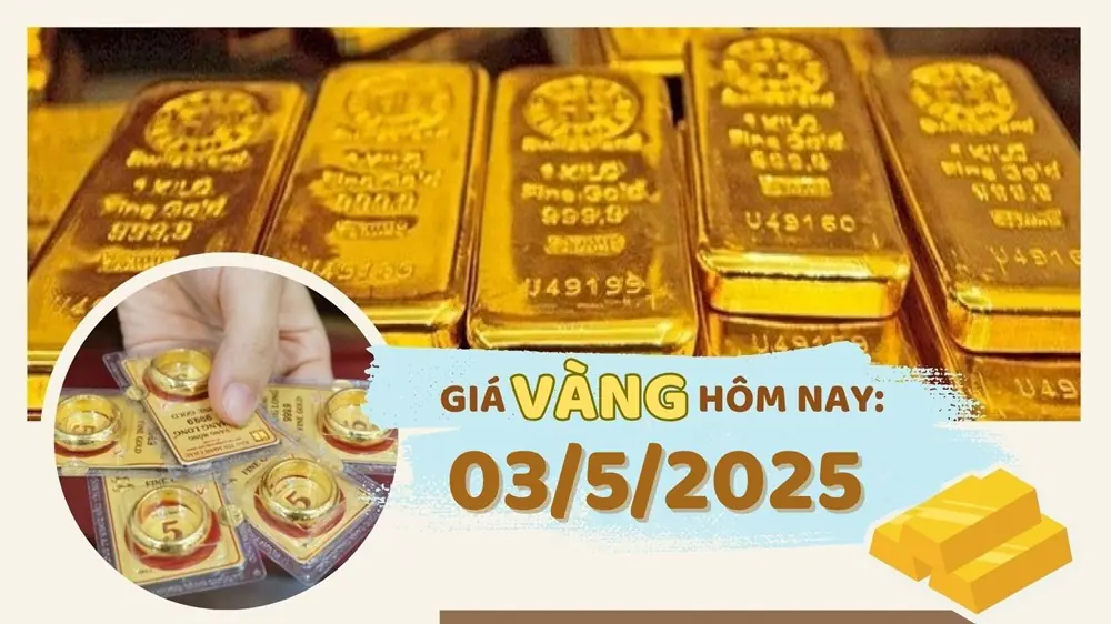 Giá vàng hôm nay 3/5/2025 khó tăng đột biến, vàng bớt hấp dẫn
