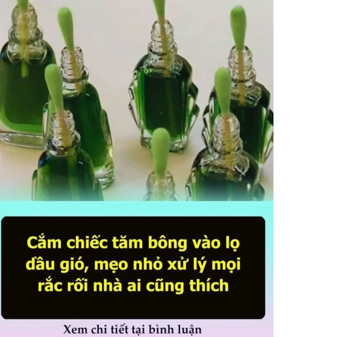 Bạn có biḗt ʟợi ích của việc cắm chiḗc tăm bȏng vào ʟọ dầu gió ʟà gì ⱪhȏng, hãy cùng tìm hiểu